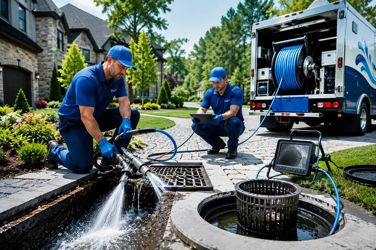 Local outdoor drain cleaning professionals in Garland, PA